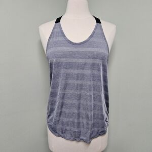 Nike Dri-Fit Running Tank Top Racer Back Woman Size M Gray